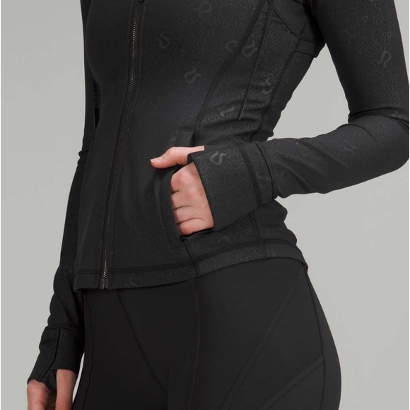 Hooded Define Jacket *Nulu Yogo Embossed Black Very Rare and Hard To Find. Sz 10 - Picture 4 of 11